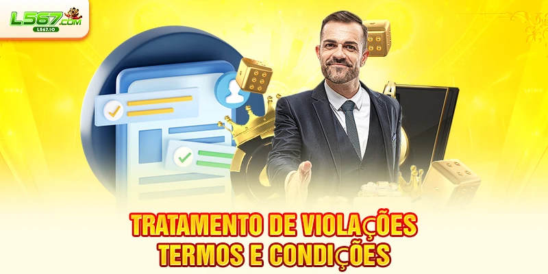 Tratamento de violações Termos e Condições